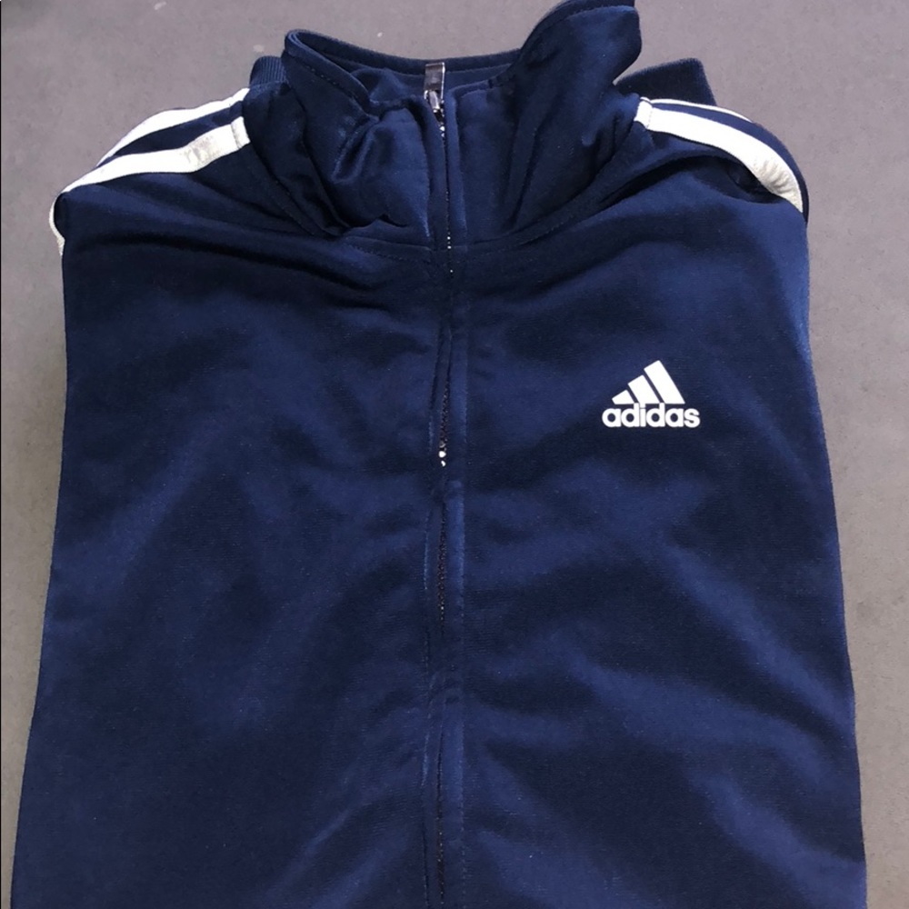 Dark Blue Adidas Track Jacket
